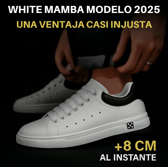 Kreyne White Mamba | Aumenta tu altura (+6 CM + 8CM)
